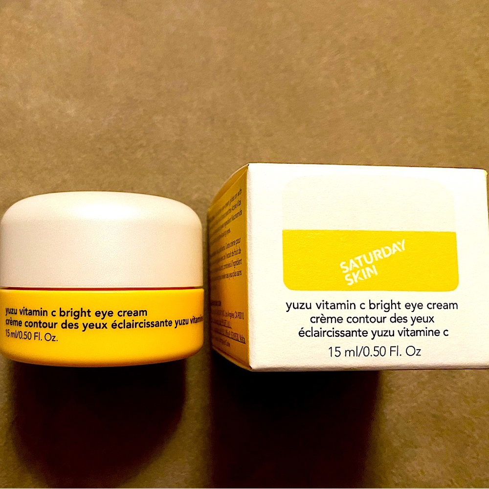 SATURDAY SKIN YUZU VITAMIN C BRIGHT EYE CREAM 7 PEPTIDE MIX 7 p15 ml /0.50 fl oz